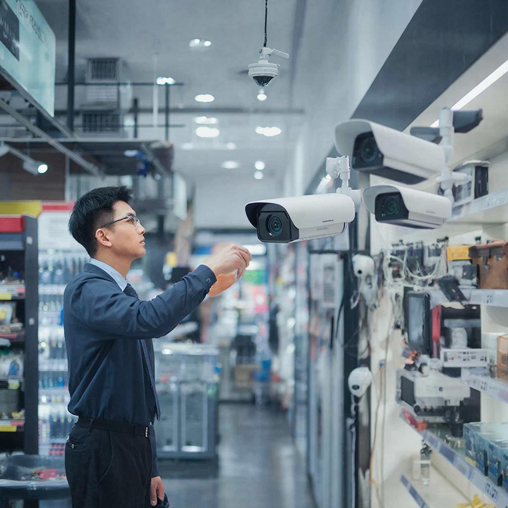 Профессиональная установка Wi‑Fi видеонаблюдения для магазина