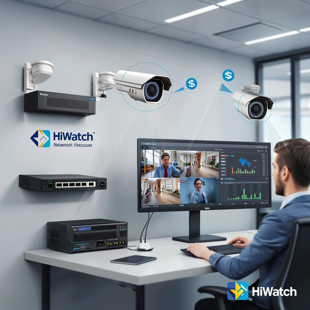 Как экономить на видеонаблюдении: оптимальная конфигурация HiWatch для бизнеса