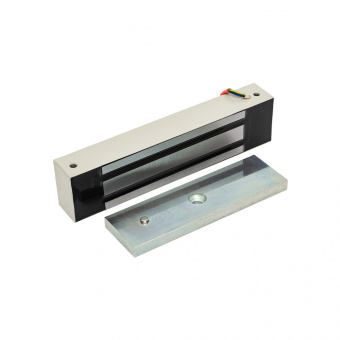 картинка Электромагнитный замок AccordTec «ML-350N K-2 с уголком, серый» от магазина Охранных систем и видеонаблюдения