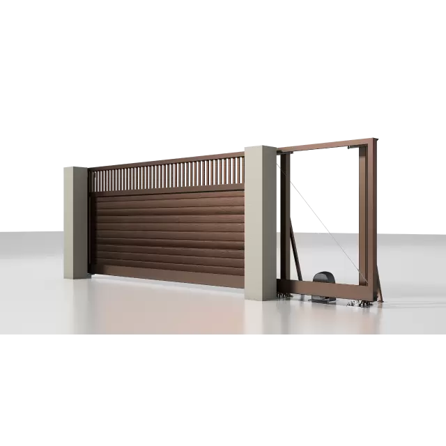 картинка Автоматические откатные ворота ALUTECH Prestige 4500×2000 мм от магазина Охранных систем и видеонаблюдения