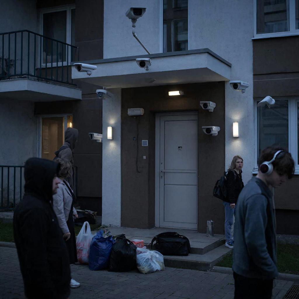 Видеоаналитика в подъезде: детекция оставленных предметов и подозрительного поведения