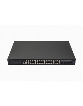 картинка PoE-коммутатор NST NS-SW-24G4G-PL от магазина Охранных систем и видеонаблюдения
