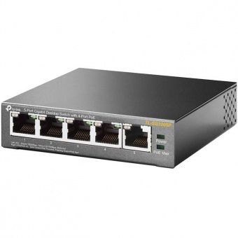 картинка PoE-коммутатор TP-Link TL-SG1005P от магазина Охранных систем и видеонаблюдения
