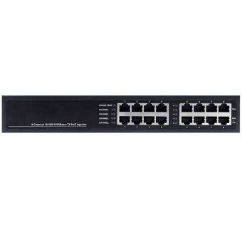 картинка 8-портовый управляемый Gigabit Ethernet PoE-инжектор Osnovo Midspan-8/150RGM от магазина Охранных систем и видеонаблюдения