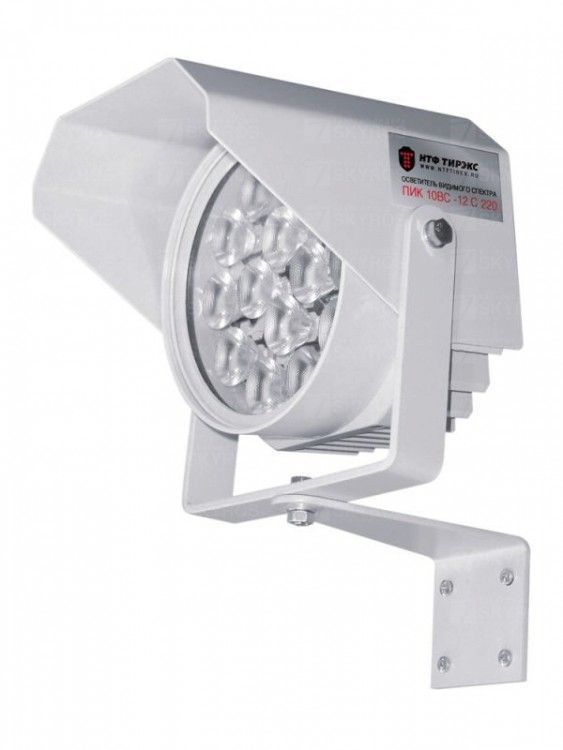 картинка ПИК-10 ВС-12-С-220 "Арктика" Периметральный прожектор белого света (4400лм) с углом излучения 12° от магазина Охранных систем и видеонаблюдения
