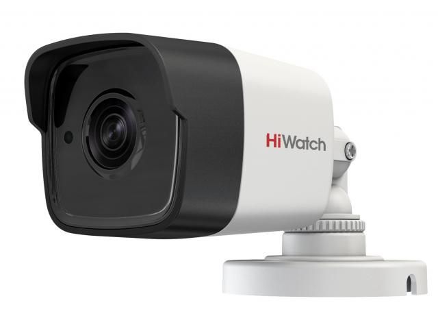 картинка HiWatch DS-T500(B)(2.8mm) Видеокамера TVI корпусная уличная от магазина Охранных систем и видеонаблюдения