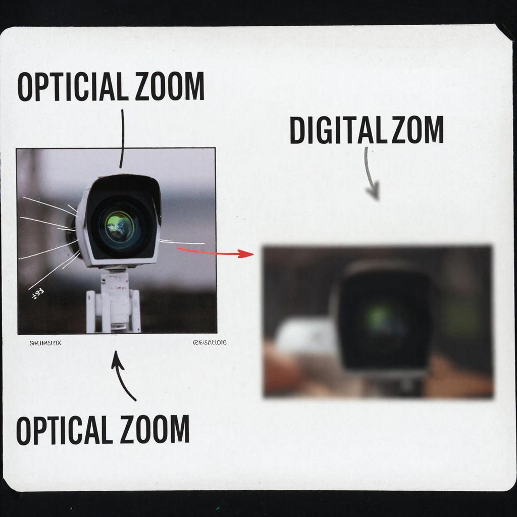 Камеры с оптическим зумом vs цифровой: влияние на дальность