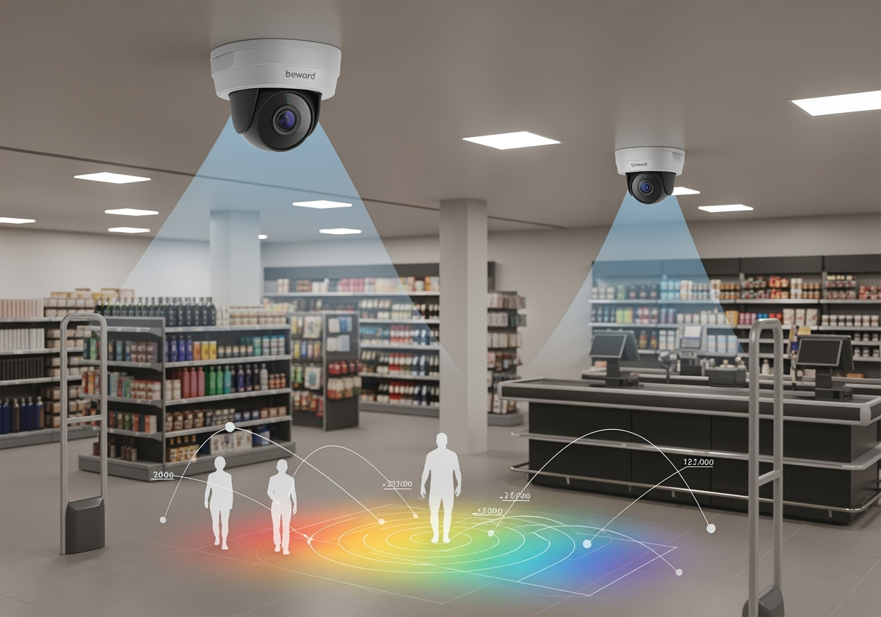 Камеры Beward для магазина: выбор, размещение и аналитика посетителей