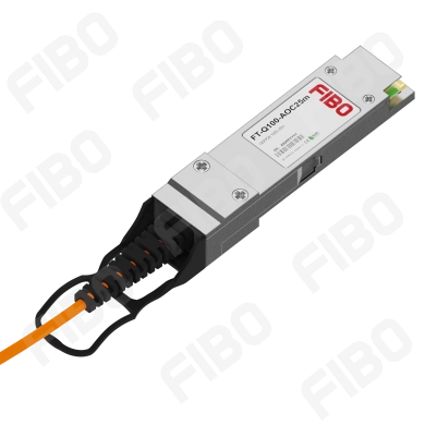 картинка 100G QSFP28 25м AOC (Active Optical Cable) от магазина Охранных систем и видеонаблюдения
