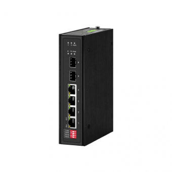 картинка PoE-коммутатор NST NS-SW-4G2G-P/I от магазина Охранных систем и видеонаблюдения