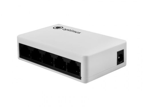 картинка PoE-коммутатор Optimus U1EN-5F от магазина Охранных систем и видеонаблюдения