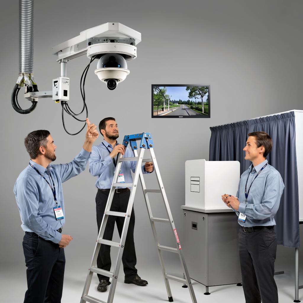 Пошаговая инструкция по монтажу видеокамер на УИК