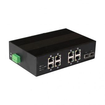 картинка PoE-коммутатор Osnovo SW-60802/IC от магазина Охранных систем и видеонаблюдения
