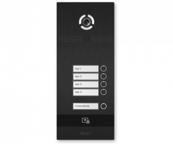 картинка Вызывная панель BAS-IP BI-04FB black от магазина Охранных систем и видеонаблюдения