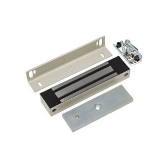 картинка Электромагнитный замок AccordTec «ML-350N K-2 с уголком, серый» от магазина Охранных систем и видеонаблюдения