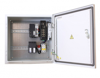 картинка РоЕ-коммутатор Osnovo OS-44T1 (SW-60812/I) от магазина Охранных систем и видеонаблюдения