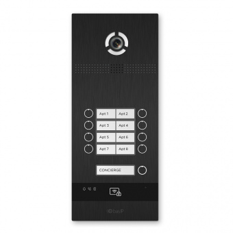 картинка Вызывная панель BAS-IP BI-08FBI Black от магазина Охранных систем и видеонаблюдения