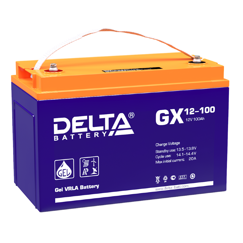 картинка DELTA battery GX 12-100 от магазина Охранных систем и видеонаблюдения