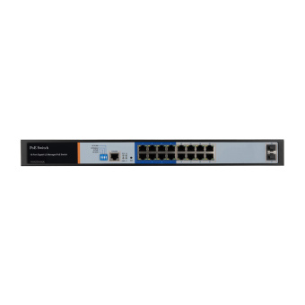 картинка Коммутатор web smart управляемый NIKOMAX GL-SW-G205-16P от магазина Охранных систем и видеонаблюдения