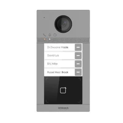 картинка HiWatch VDP-D4214W(B)/Flush от магазина Охранных систем и видеонаблюдения