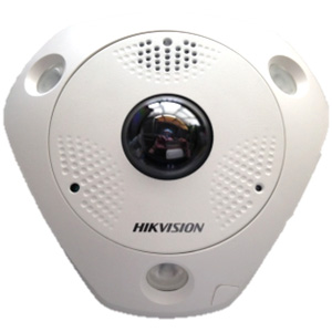 картинка 6Мп IP-камера Hikvision DS-2CD6362F-IVS с объективом «рыбий глаз» и ИК-подсветкой от магазина Охранных систем и видеонаблюдения