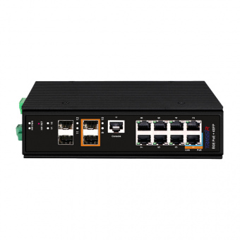 картинка Промышленный РоЕ-коммутатор TRASSIR TR-NS27124S-360-8POE от магазина Охранных систем и видеонаблюдения