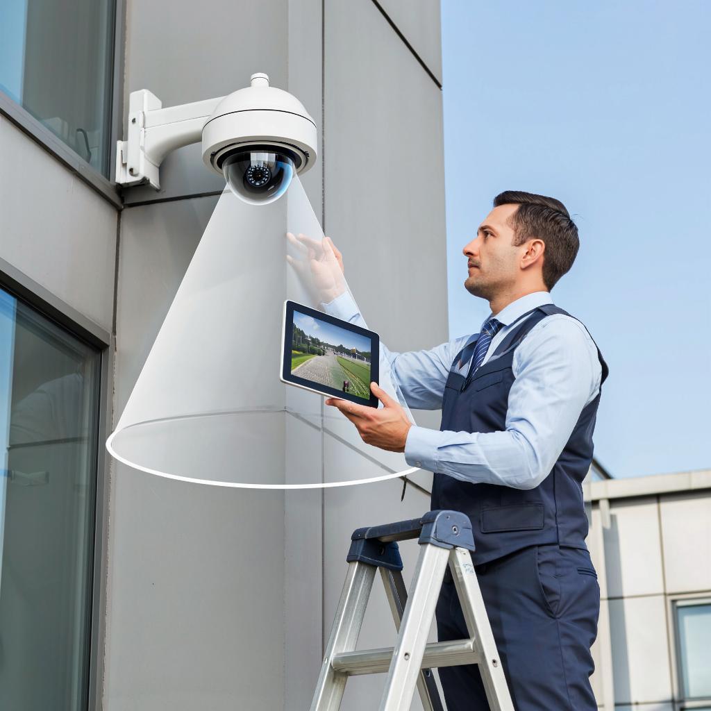 Установка камер видеонаблюдения: выбор места и угол обзора