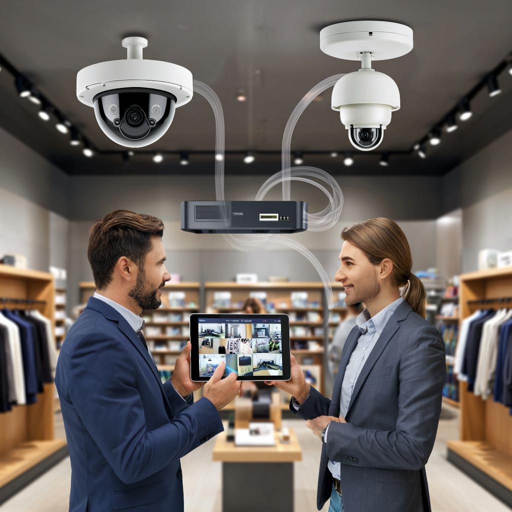 Как спроектировать систему IP видеонаблюдения для малого магазина