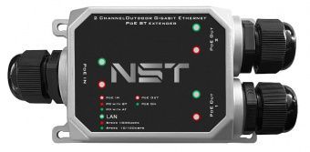 картинка PoE-удлинитель NST NS-EXSW-3GP/W от магазина Охранных систем и видеонаблюдения