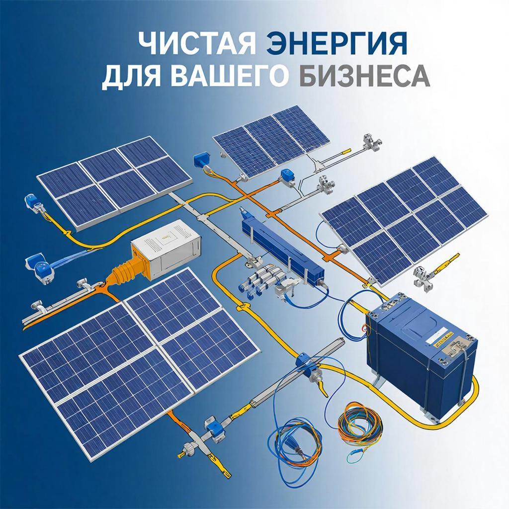 Монтаж солнечной системы питания: кабели, контроллеры, защитные элементы