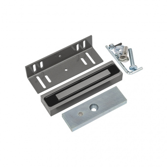 картинка Электромагнитный замок AccordTec «ML-200K Premium Grey с уголком» от магазина Охранных систем и видеонаблюдения