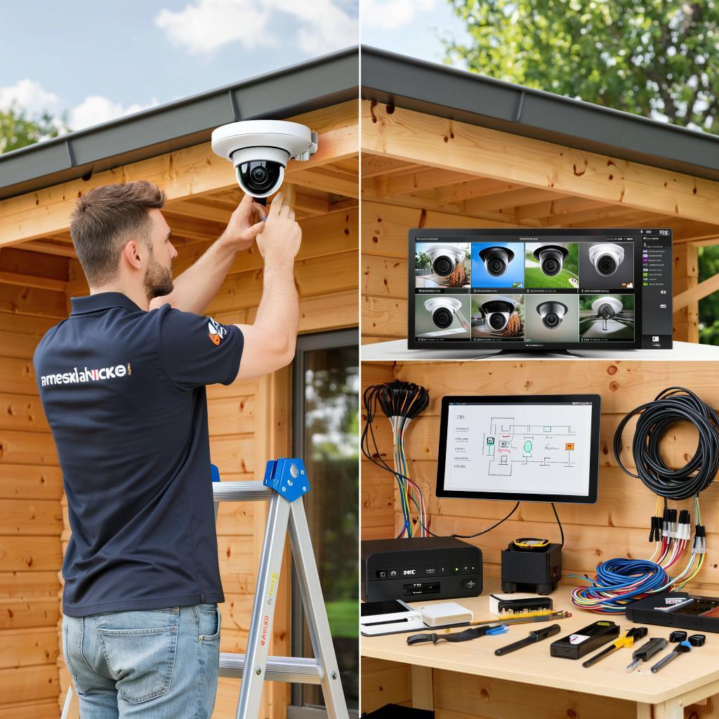 Установка видеонаблюдения на даче своими руками: пошаговая инструкция