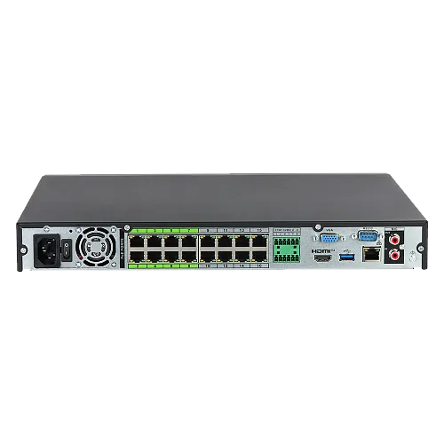 картинка DHI-NVR5216-16P-EI2 16-канальный IP-видеорегистратор (NVR) с поддержкой PoE (16 портов) от магазина Охранных систем и видеонаблюдения