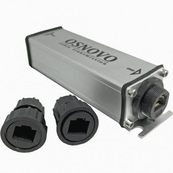 картинка Уличный PoE удлинитель 10/100/1000M Gigabit Ethernet OSNOVO E-PoE/1GW до 500м + питание на 100м. от магазина Охранных систем и видеонаблюдения