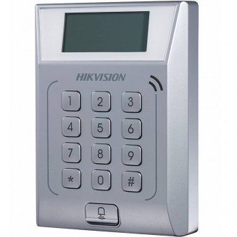 картинка Терминал доступа Hikvision DS-K1T802M с встроенным считывателем Mifare карт от магазина Охранных систем и видеонаблюдения