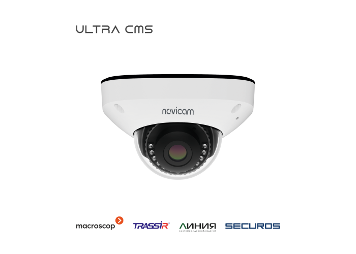 картинка ULTRA 54M
купольная уличная IP видеокамера 5 Мп от магазина Охранных систем и видеонаблюдения