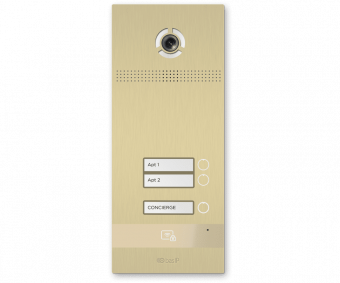 картинка Вызывная панель BAS-IP BI-02FB gold от магазина Охранных систем и видеонаблюдения