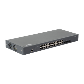 картинка Управляемый коммутатор l2++ stack NIKOMAX GL-SW-G201-28TC от магазина Охранных систем и видеонаблюдения