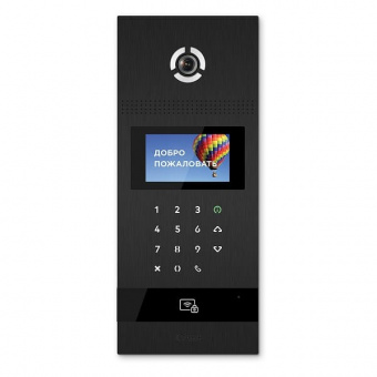 картинка Вызывная панель BAS-IP AA-12FB black от магазина Охранных систем и видеонаблюдения