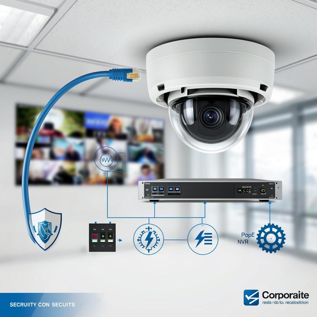 Купольные камеры с PoE: преимущества и схема подключения