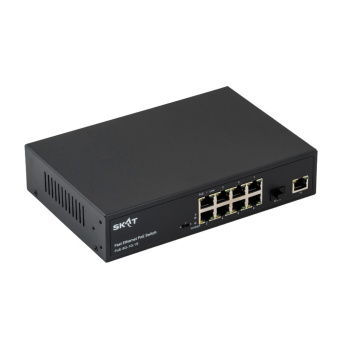 картинка Неуправляемый poe коммутатор СКАТ 4074 SKAT PoE-8G-1G-1S от магазина Охранных систем и видеонаблюдения