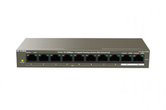 картинка PoE-коммутатор Tenda TEF1110P-8-102W от магазина Охранных систем и видеонаблюдения