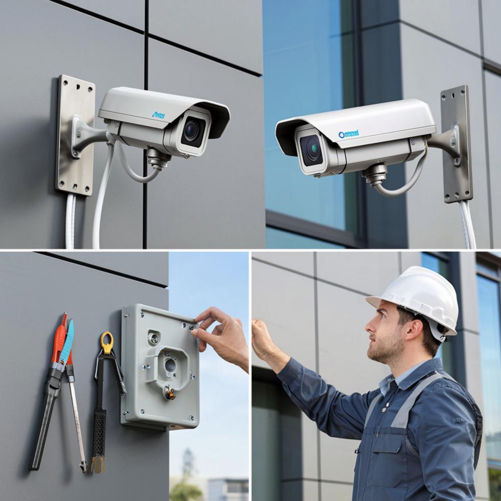 Монтаж Wi‑Fi камер на фасаде: крепления, питание и маскировка