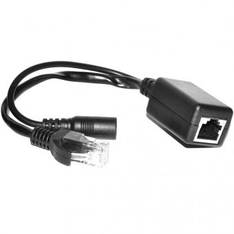 картинка Пассивный комплект (инжектор + сплиттер) OSNOVO PPK-11 для передачи PoE по кабелю Cat 5e от магазина Охранных систем и видеонаблюдения