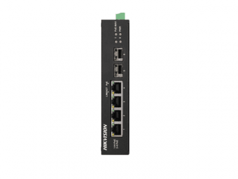 картинка PoE-коммутатор Hikvision DS-3T0506HP-E/HS от магазина Охранных систем и видеонаблюдения
