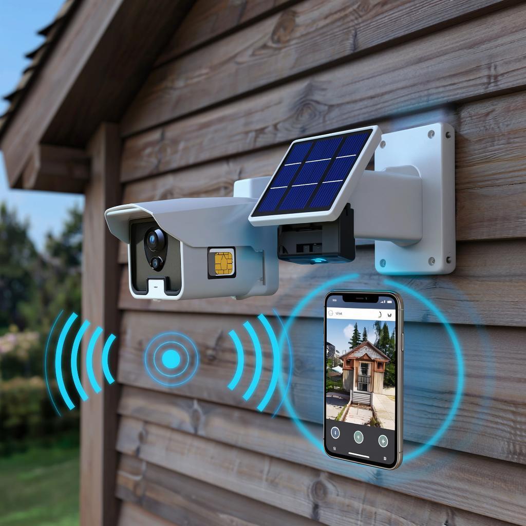 Удаленное видеонаблюдение на даче: автономные решения с SIM-картой