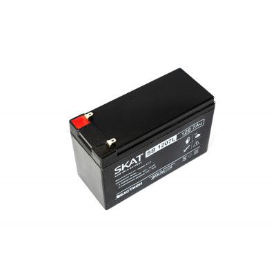 картинка Аккумулятор свинцово-кислотный  SKAT SB 1207L от магазина Охранных систем и видеонаблюдения
