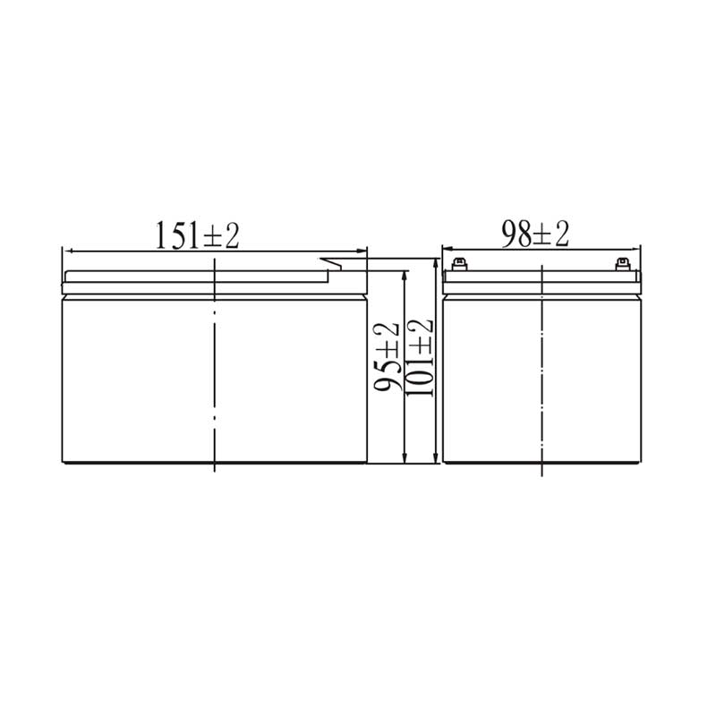 картинка Аккумулятор AP 12-12 от магазина Охранных систем и видеонаблюдения