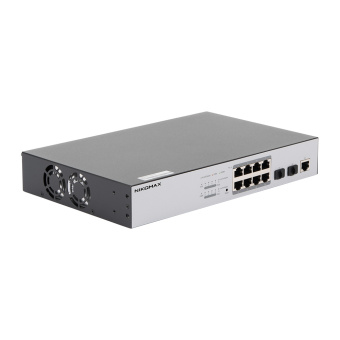 картинка Управляемый L2 PoE коммутатор NIKOMAX GL-SW-G204-10P от магазина Охранных систем и видеонаблюдения
