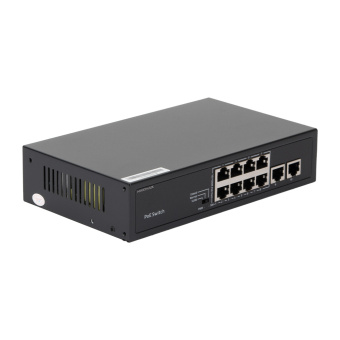 картинка Коммутатор неуправляемый NIKOMAX GL-SW-F005-08P от магазина Охранных систем и видеонаблюдения